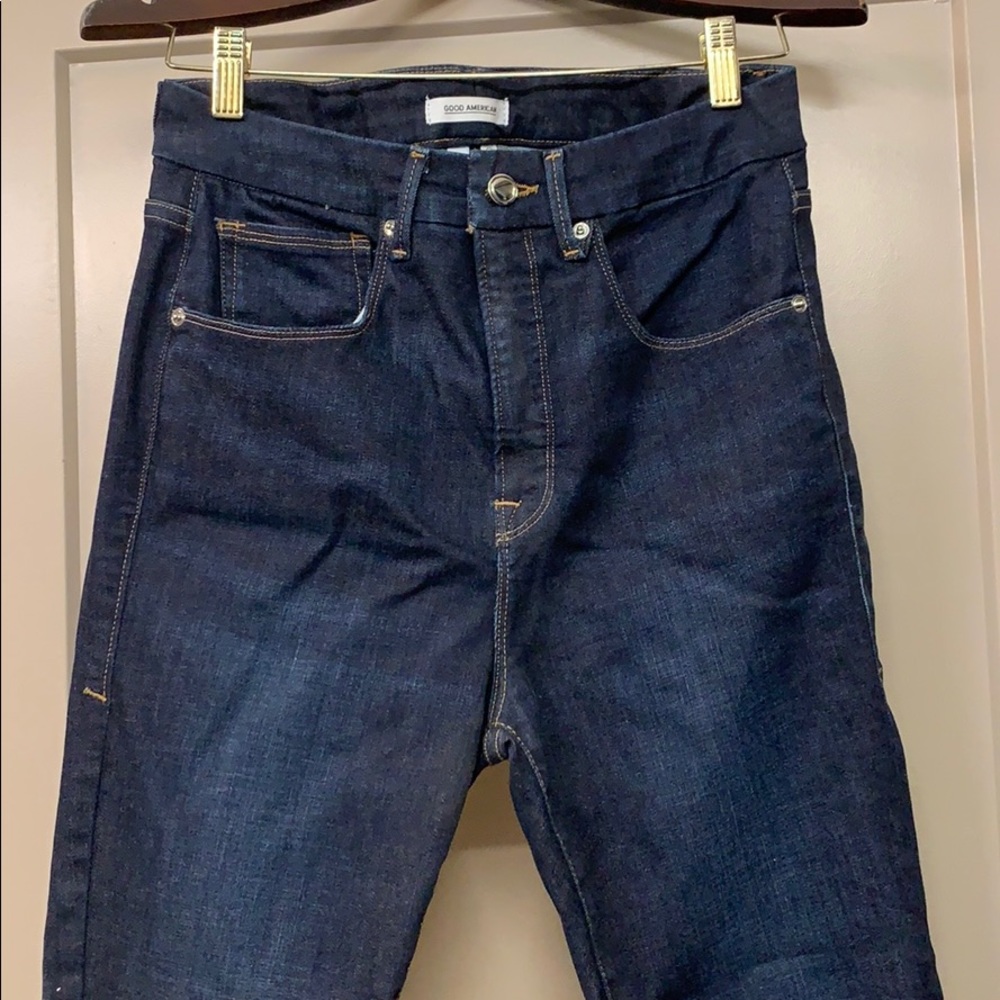 Good American Good Legs Crop Skinny Jeans